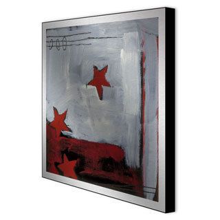 Todd Graham Red Star I Framed Metal Art