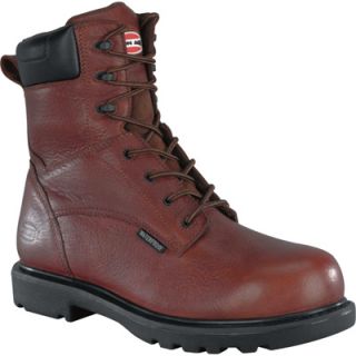 Iron Age Hauler 8In Waterproof EH Composite Toe Work Boot   Brown, Size 11,
