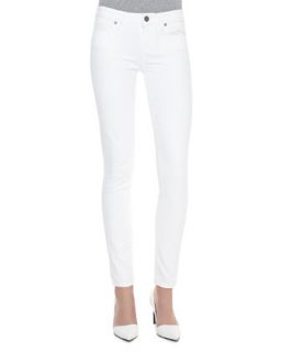 Womens Verdugo Skinny Jeans, Optic White   Paige Denim