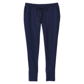 Gilligan & OMalley Womens French Terry Sleep Pant   Blue XL