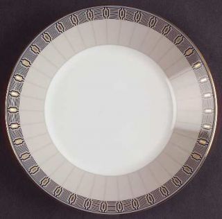 Wedgwood Plaza Bread & Butter Plate, Fine China Dinnerware   Bone, Geometric/Mar