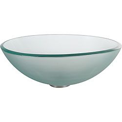 Kraus Frosted Glass Vessel Sink