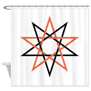  Interwoven Pentagrams Shower Curtain  Use code FREECART at Checkout