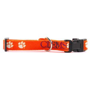 Clemson Tigers Small Dog Collar