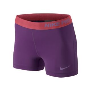 Nike 3 Pro Core Compression Womens Shorts   Bright Grape