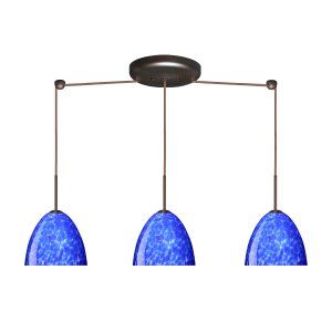 Besa Lighting BEL 3BB 757286 LED BR Sasha II Pendant