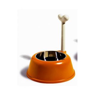 Alessi Lupita Dog Bowl by Miriam Mirri AMMI02 Color Orange