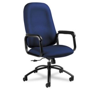 Global Total Office High Back Pneumatic Tilt Office Chair with Arms GLB53804B
