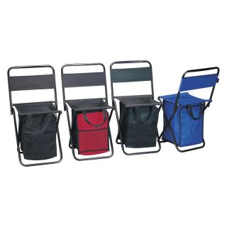Goodhope Bags Folding Chair with Cooler Red/Black   7367.R/BLK