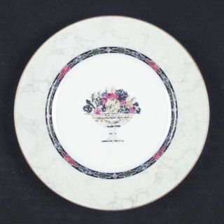 Wedgwood Harlequin Bread & Butter Plate, Fine China Dinnerware   Marble Border W