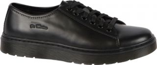 Mens Dr. Martens Farrell Lace To Toe Shoe   Black Smooth Lace Up Shoes