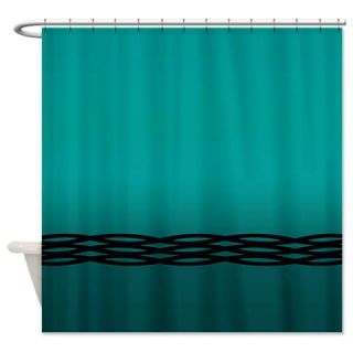  Teal Weave Shower Curtain  Use code FREECART at Checkout