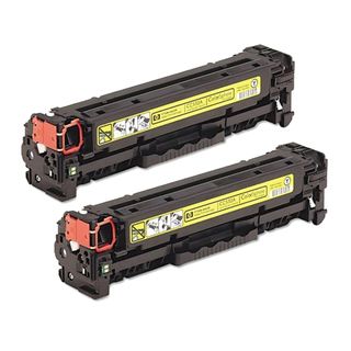 Hp Cc532a (hp 304a) Compatible Yellow Toner Cartridge (pack Of 2) (YellowPrint yield 2,800 pages at 5 percent coverageModel NL 2x HP CC532A YellowPack of Two (2) cartridgesNon refillableWe cannot accept returns on this product. )