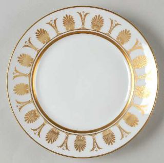 Richard Ginori Pompei Gold Salad Plate, Fine China Dinnerware   Gold Acanthus Le