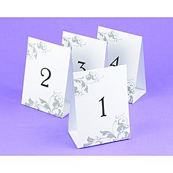 Wedding Table Number Tents