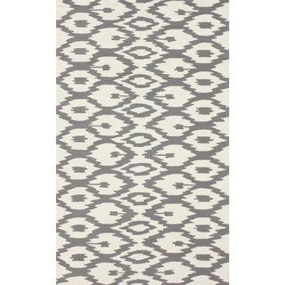Nuloom Handmade Modern Ikat Trellis Grey Rug (4 X 6) (IvoryPattern AbstractTip We recommend the use of a non skid pad to keep the rug in place on smooth surfaces.All rug sizes are approximate. Due to the difference of monitor colors, some rug colors may