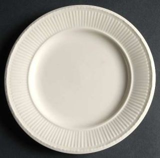 Wedgwood Edme Salad Plate, Fine China Dinnerware   Off White,Ribbed Rim,No Trim