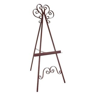 Marseilles Wrought Iron Picture Display Easel Antique Bronze   GMC EASEL 1 BR