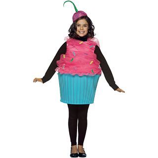 Sweet Eats Cupcake Girls Costume, Pink, Girls