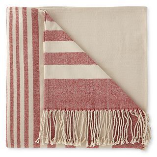 JCP Home Collection  Home Acrylic Striped Throw, Red