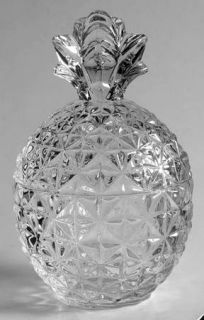 Godinger Crystal Pineapple Collection Covered Box   Criss Cross&Fan Design,Giftw