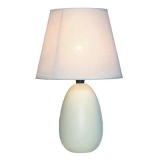Simple Designs Table Lamp   9.5H in.   Off White   LT2009 OFF