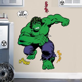 Marvel Classic Hulk Peel And Stick Giant Wall Decals