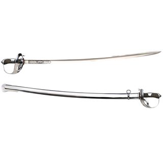 Cold Steel 1852 Prussian Saber Sword 88psa (SilverBlade materials Stainless steelHandle materials SteelBlade length 33 inchesHandle length 6 inchesWeight 5.5 lbsDimensions 39 inches long x 6 inches wide x 6 inches deepBefore purchasing this product,