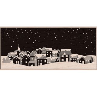 Hero Arts Winter Town Mounted Rubber Stamp