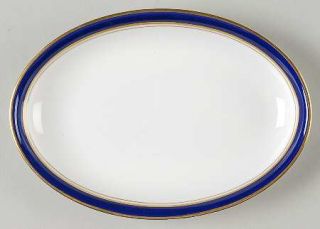 Royal Worcester Howard Cobalt Blue (Gold Trim) Pickle Dish, Fine China Dinnerwar