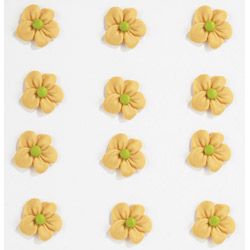 Jolees Orange Green Icing Flowers Confections Stickers