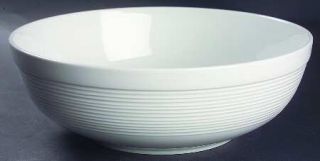 Gibson Designs Wall Street (Emboss Rings 1/4 From Edge 9 Salad Serving Bowl, F