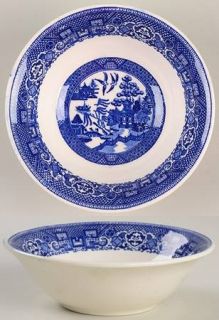 Homer Laughlin  Blue Willow Coupe Cereal Bowl, Fine China Dinnerware   Willow De