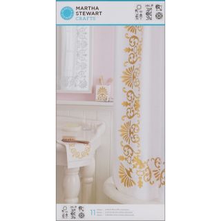 Martha Stewart Large Tapestry Stencils With 11 Designs (3 Sheets/ Pack) (8.75 inches wide x 16.75 inches longPackage contains 11 tapestry designs on three (3) sheetsPersonalize crafts with monograms and fun designsStencils are ideal for adding painted des