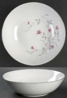 Contour Windswept 9 Round Vegetable Bowl, Fine China Dinnerware   Pink Roses, G