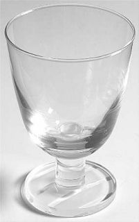 Denby Spirit Water Goblet   Clear,Straight Round Stem