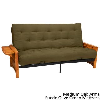Bellevue With Retractable Tables Transitional style Queen size Futon Sofa Sleeper Bed