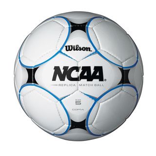 Wilson Size 3 Copia Due Soccer Ball (White/blue Size 3Dimensions 6.3 inches diameter x 7.5 inches high 3Dimensions 6.3 inches diameter x 7.5 inches high )