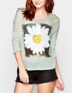 Daisy Womens Tee Mint In Sizes Medium, Small, Large, X Large, X Small