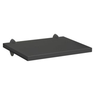 Wall Shelf Black Sumo Shelf With Black Ara Supports   18W x 12D