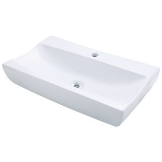 Polaris Sinks P032vw White Porcelain Vessel Sink