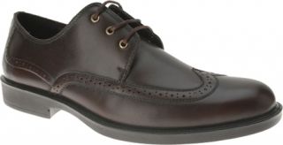Mens Spring Step McKinley   Brown Leather Lace Up Shoes