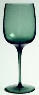 Oneida Minx Green Water Goblet   Green Stem, Bowl &  Base