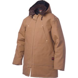 Tough Duck Hydro Parka with Hood   L, Brown