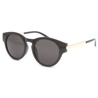 Round Sunglasses Black One Size For Women 233204100