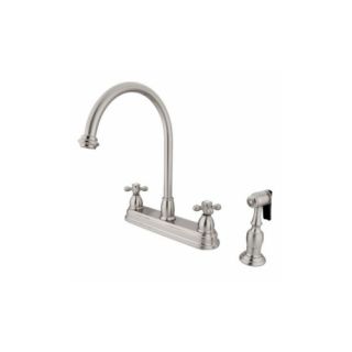 Elements of Design EB3758AXBS Chicago Centerset Kitchen Faucet With Spray