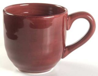 Gibson Designs Sangria Shades Claret (Red) Mug, Fine China Dinnerware   All Dark