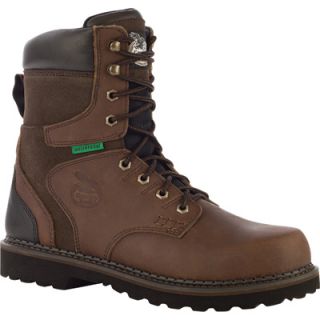 8in. Georgia Brookville Waterproof Work Boot   Dark Brown, Size 8 1/2, Model#