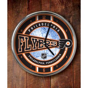 Philadelphia Flyers Chrome Clock