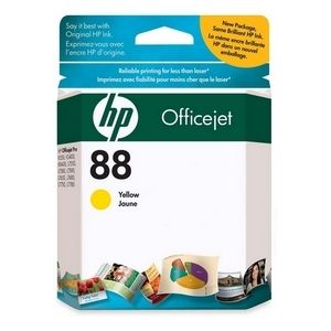 Hp No. 88 Yellow Ink Cartridge With Vivera Ink For Officejet Pro K550 Series Printers